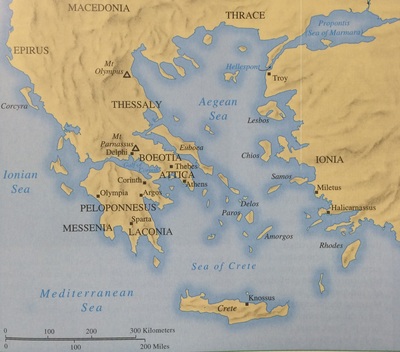 Greece Map 